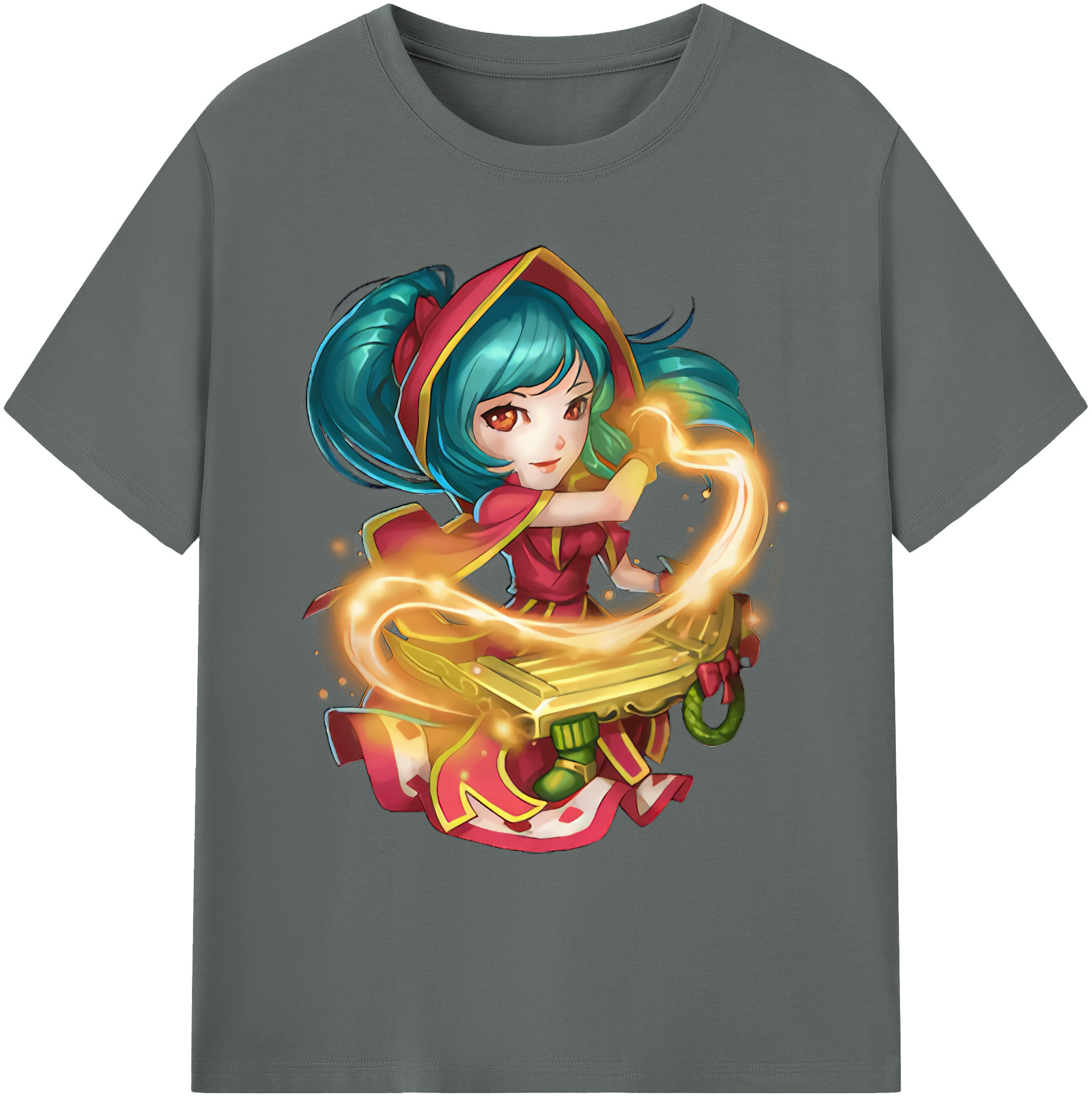 リーグ・オブ・レジェンド League of Legends LOL 綿100％ メンズ半袖Tシャツ｜肌触りやわらか＆通気性